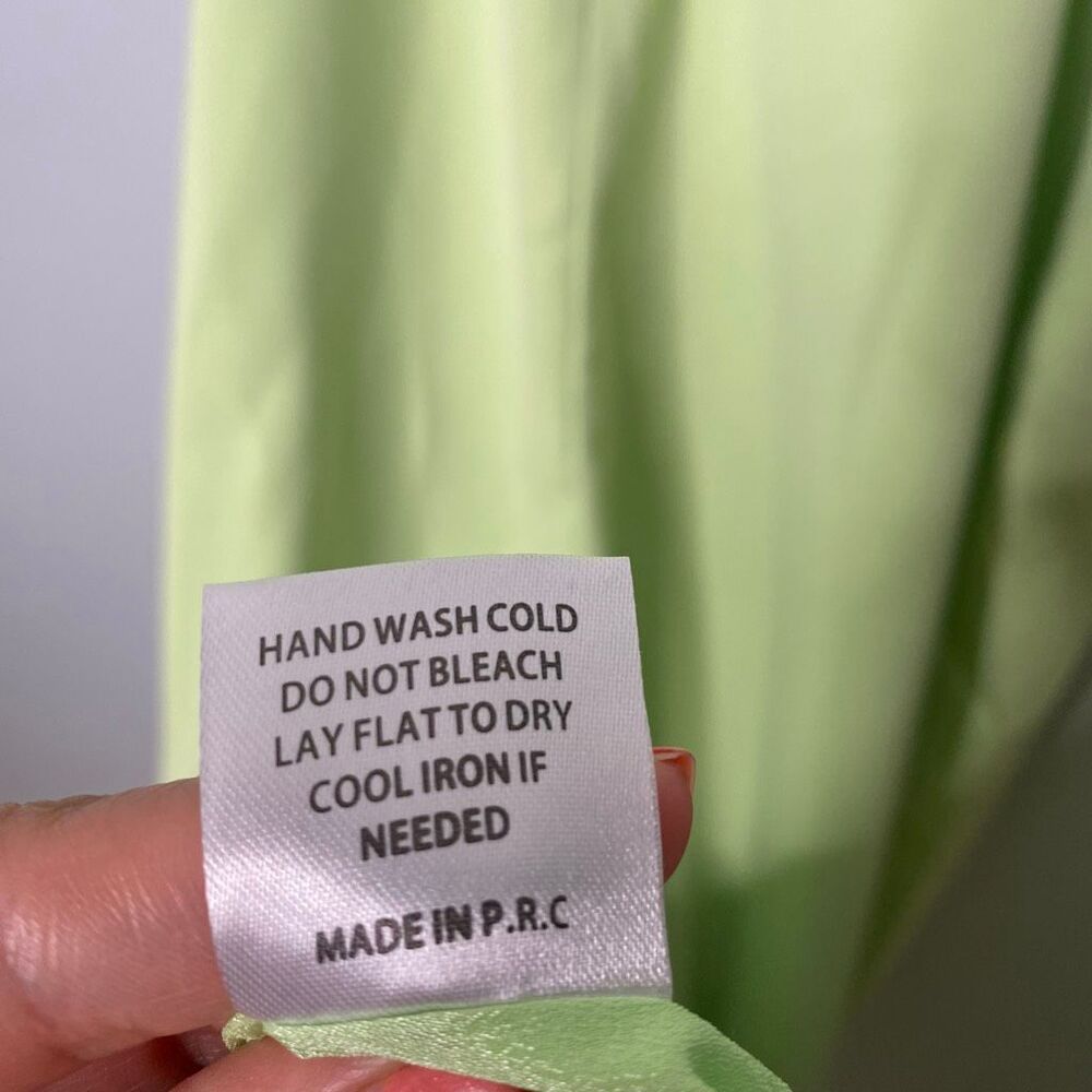 Yellow the Label Remington Dress in Pea Green - Picture 8 of 11